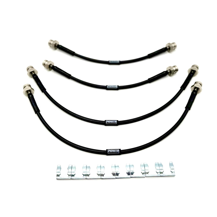 Braided Brake Lines For Toyota Hilux MK8 2016 - Present 4WD