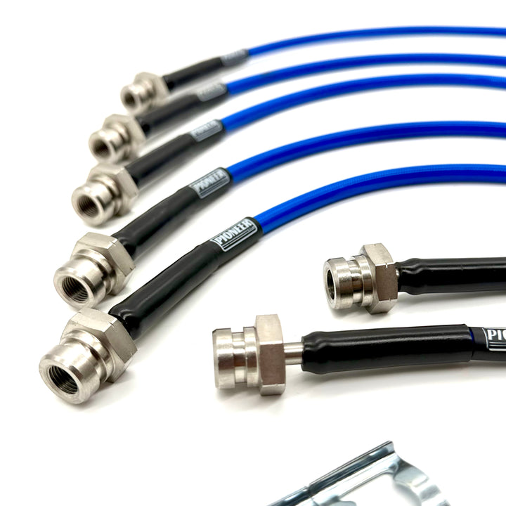 Braided Brake Lines For Nissan Patrol GR/GU Y61 1996-2016 ABS