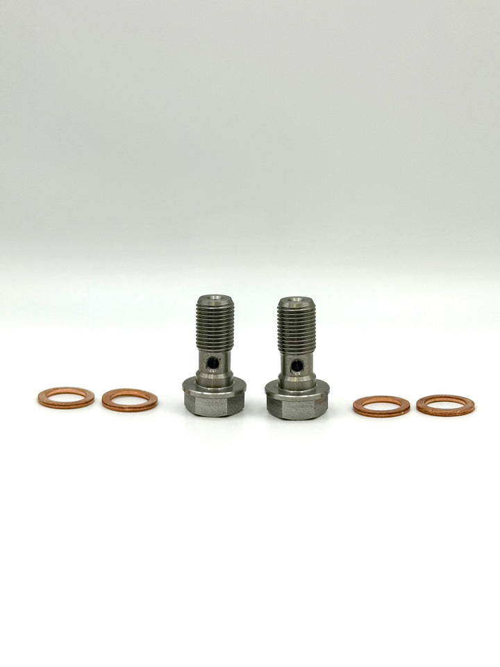 Turbo Oil Feed Banjo Bolts — TD5 (pair)