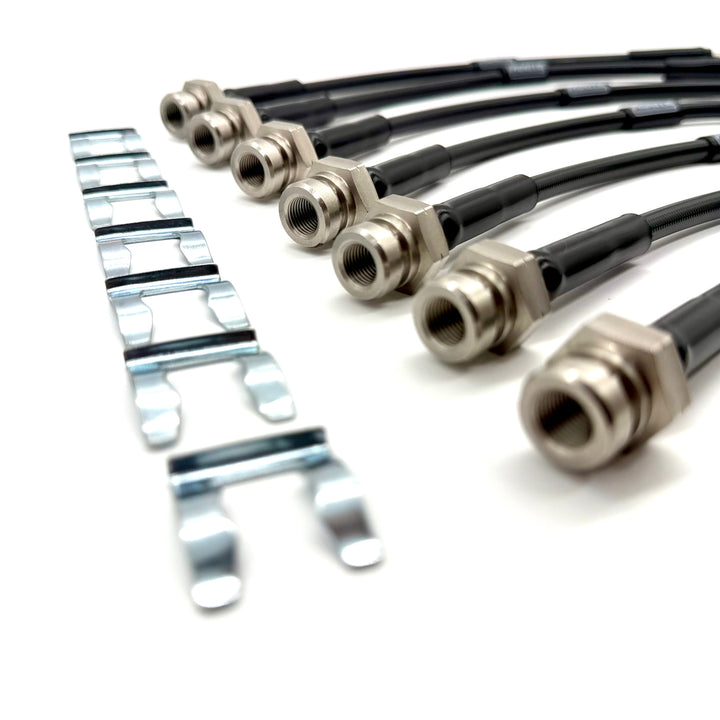 Braided Brake Lines For Toyota Land Cruiser 80 1990-1997 With  ABS