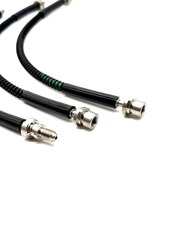 Braided Brake Lines For Land Rover Defender TDCi 2008-2016 Non ABS
