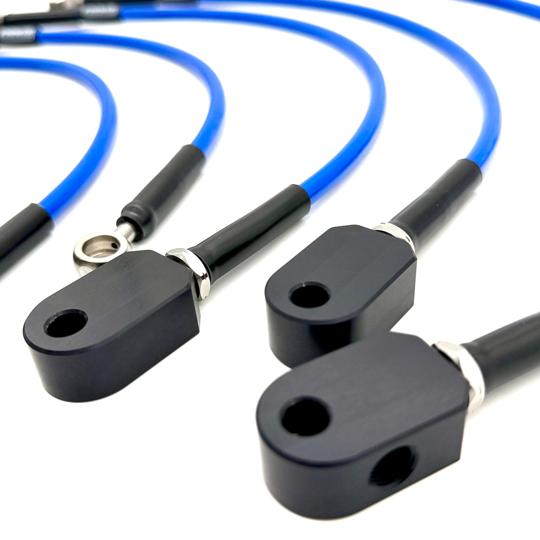 Braided Brake Lines For Nissan Patrol GR/GU Y61 1996-2016 ABS
