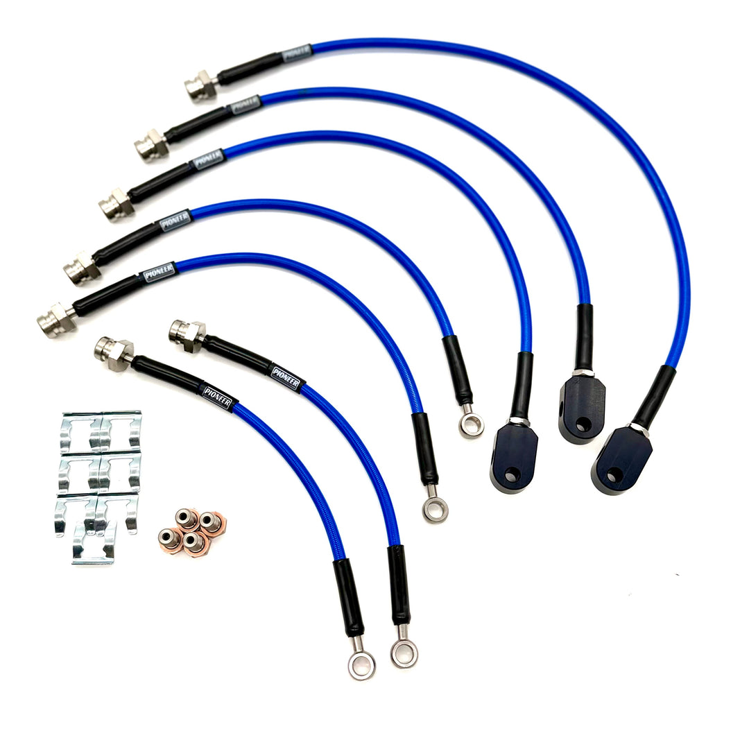 Braided Brake Lines For Nissan Patrol GR/GU Y61 1996-2016 ABS