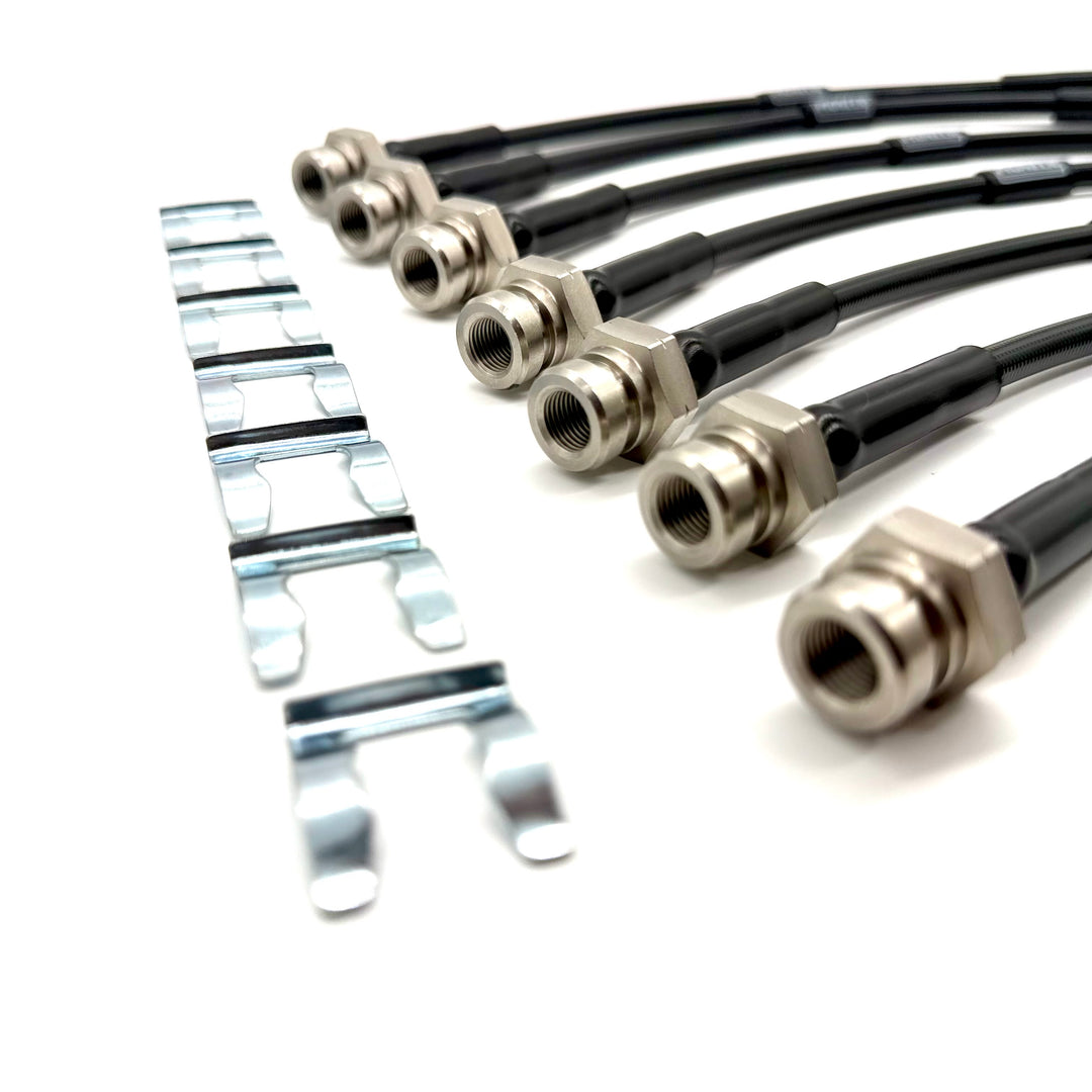 Braided Brake Lines For Toyota Land Cruiser 80 1990-1997 With  ABS