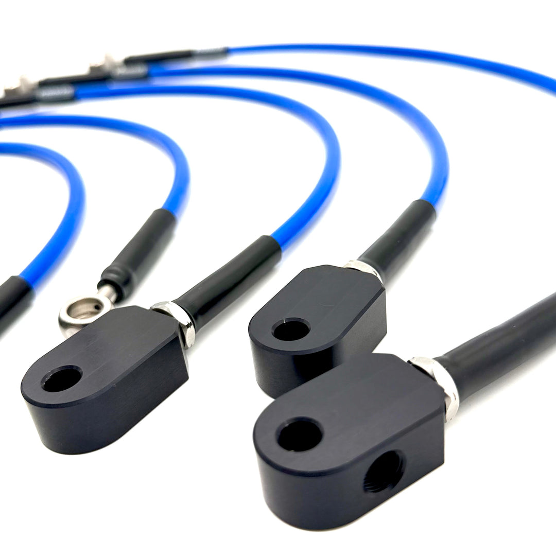 Braided Brake Lines For Nissan Patrol GR/GU Y61 1996-2016 ABS