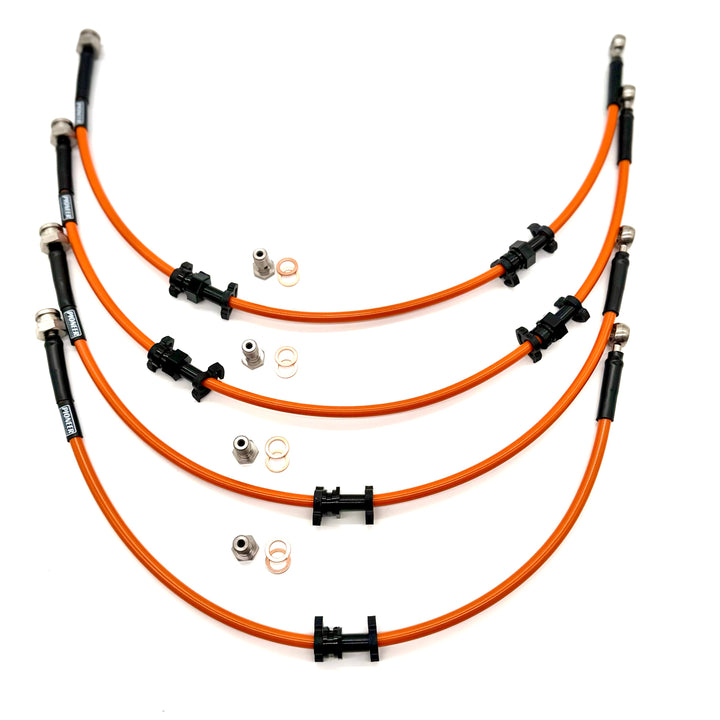 Braided Brake Lines For Mitsubishi Shogun V-Series 2006-