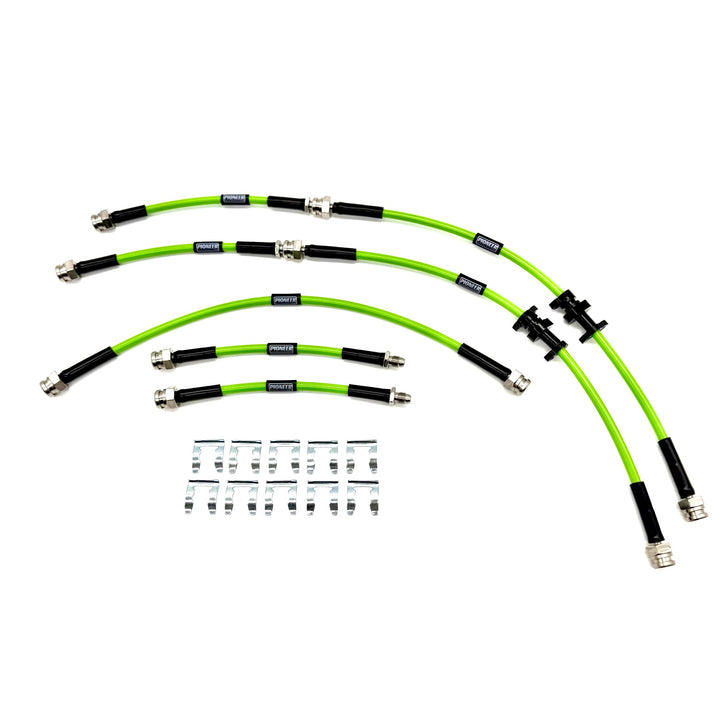 Braided Brake Lines For Mitsubishi Shogun Sport K94, K96, K97, K99 1996-2009