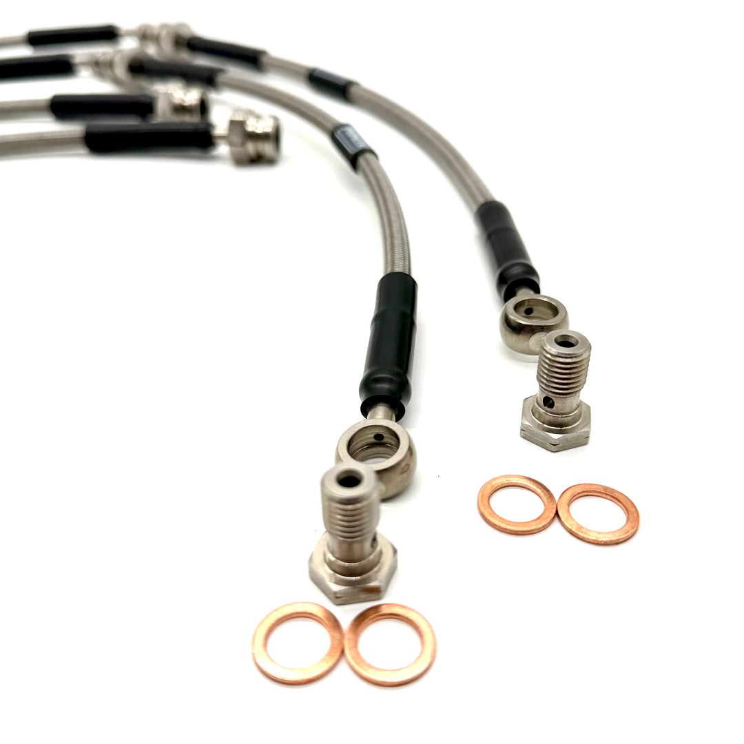 Braided Brake Lines For Ford Ranger T6 2016 Onwards All Models