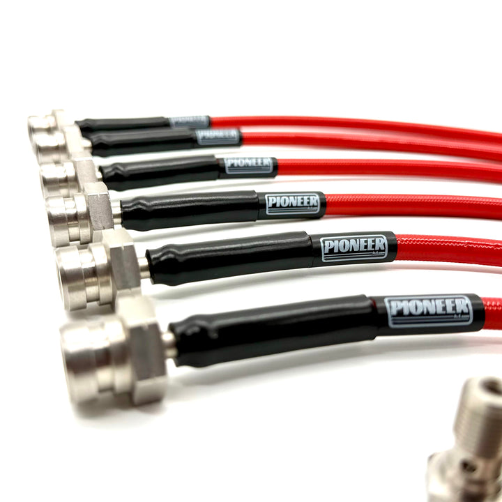 Braided Brake Lines For Nissan Patrol GR/GU Y61 1997-2000 Non-ABS