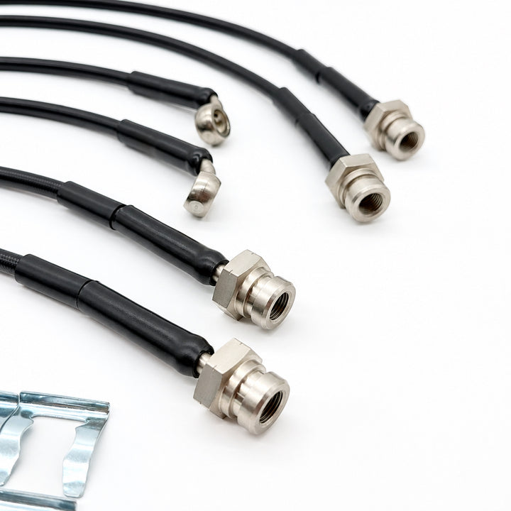 Braided Brake Lines For Toyota Land Cruiser 80 1990-1997 Non-ABS