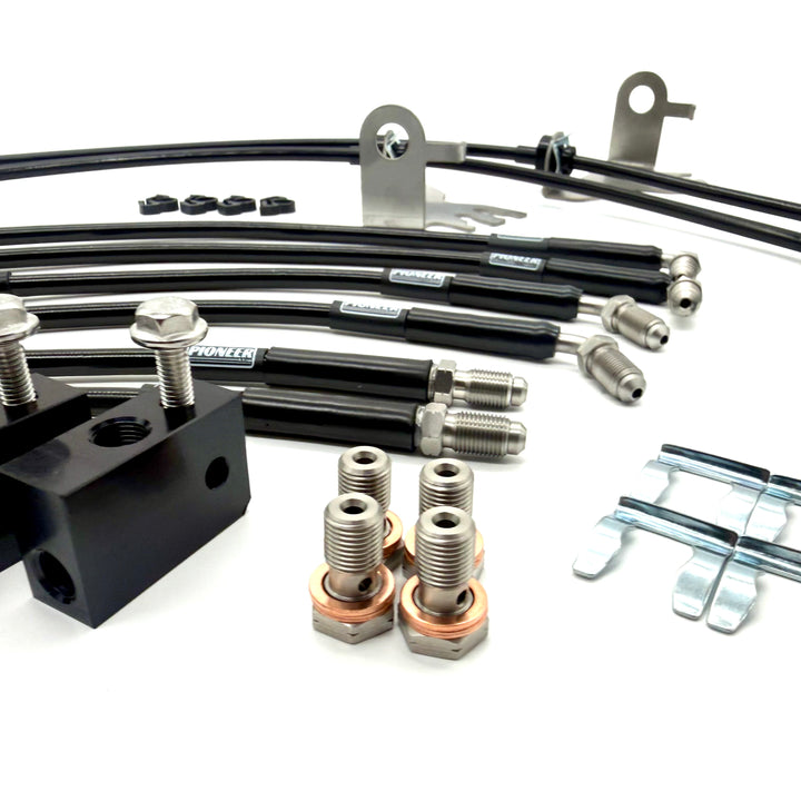 Braided Brake Lines For Land Rover Discovery 5 2018-Onwards Late Build