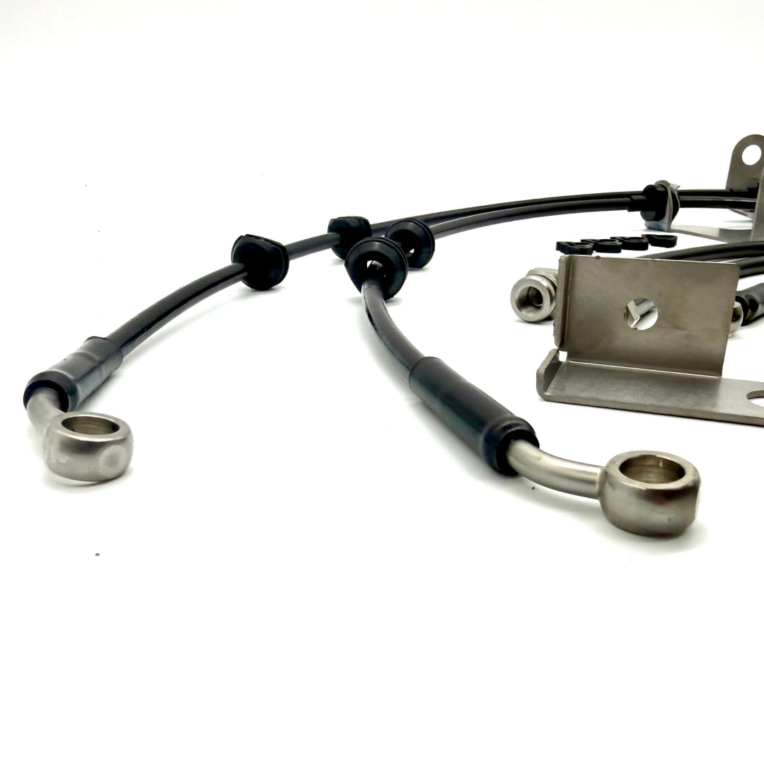 Braided Brake Lines For Land Rover Discovery 5 2018-Onwards Late Build