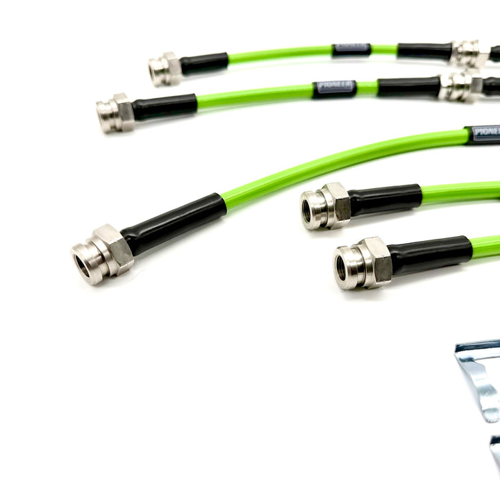 Braided Brake Lines For Mitsubishi Shogun Sport K94, K96, K97, K99 1996-2009