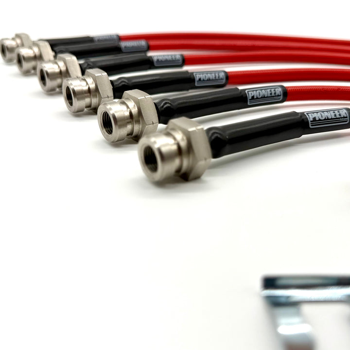 Braided Brake Lines For Nissan Patrol GR/GU Y61 1997-2000 Non-ABS