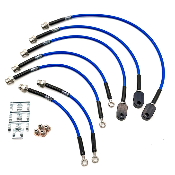 Braided Brake Lines For Nissan Patrol GR/GU Y61 1996-2016 ABS