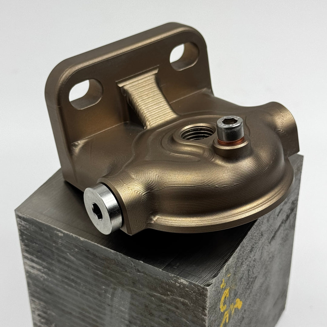 Billet Land Rover Fuel Filter Head — 200/300TDI