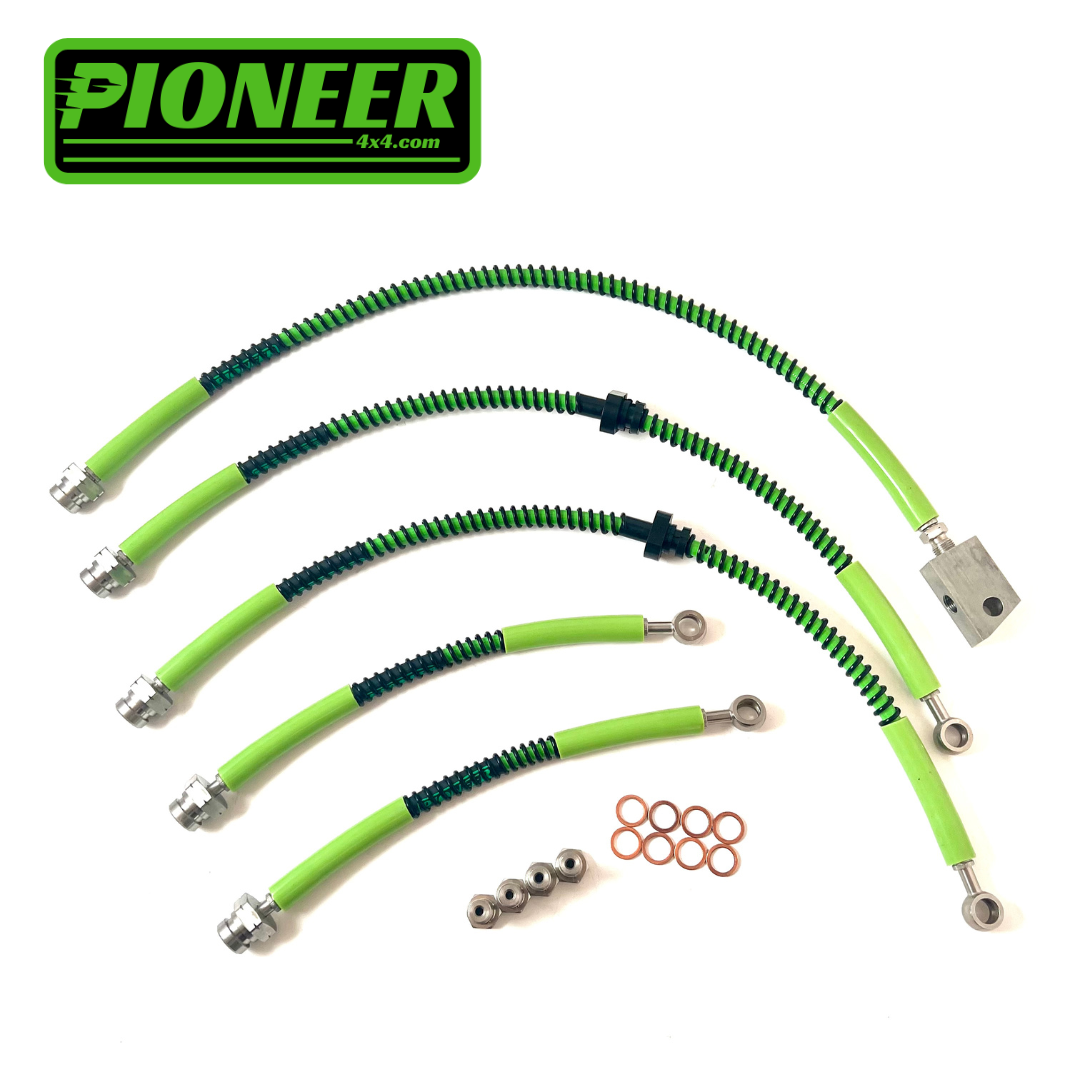 Braided Brake Lines For ISUZU Trooper 2.8L Diesel 1988-1992 UBS55