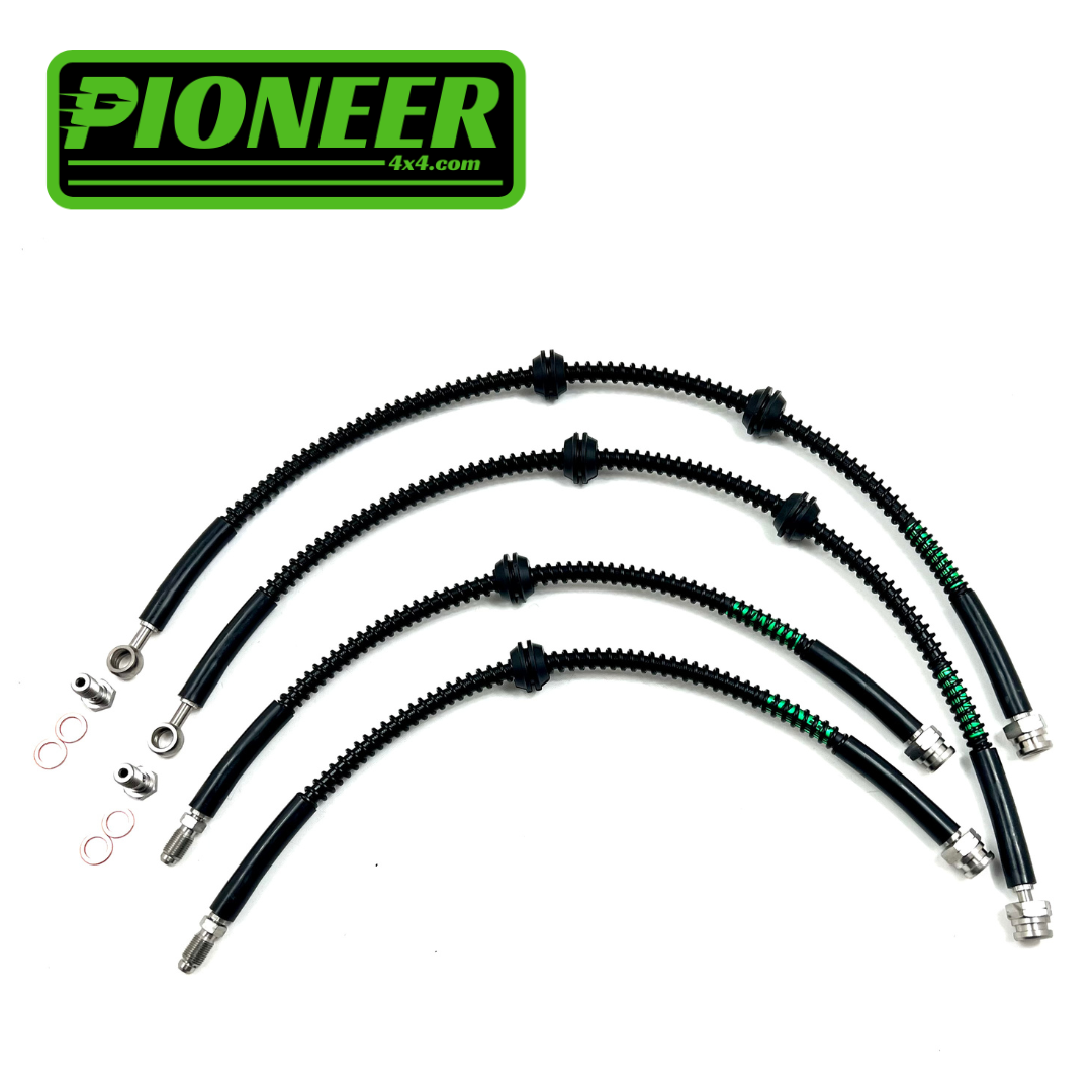 Braided Brake Lines For Land Rover Freelander 2 2006-2014 Electric Parking Brake (EPB)