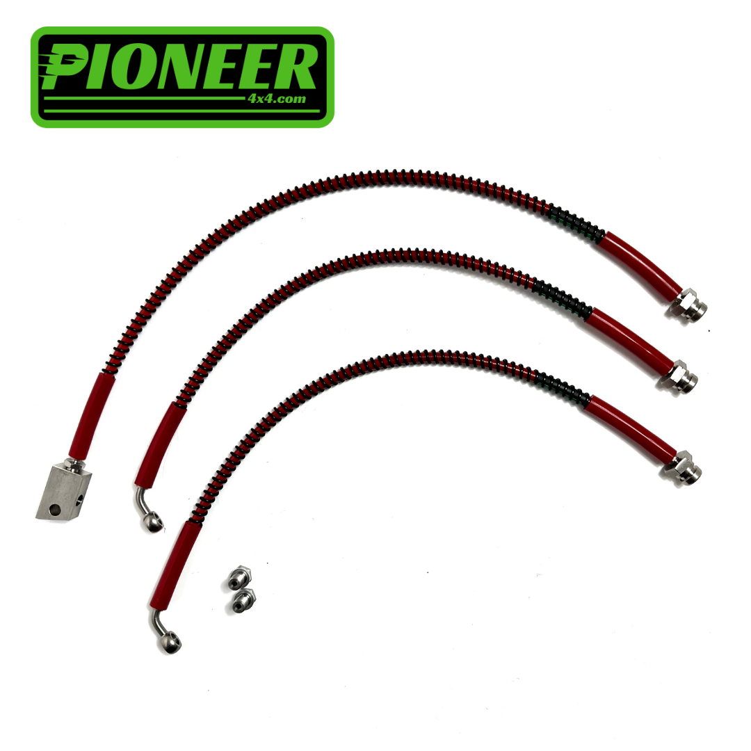 Braided Brake Lines For Nissan Navara D22 1997-2005