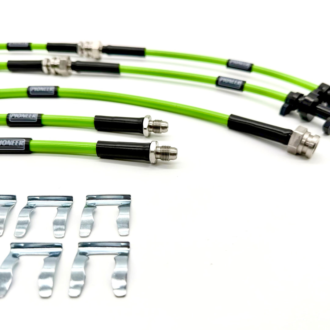Braided Brake Lines For Mitsubishi Shogun Sport K94, K96, K97, K99 1996-2009