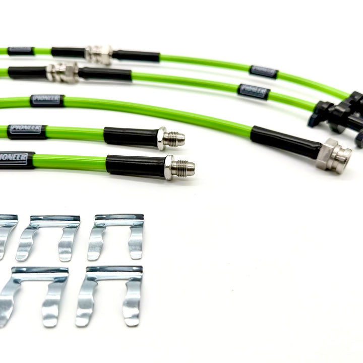 Braided Brake Lines For Mitsubishi Shogun Sport K94, K96, K97, K99 1996-2009
