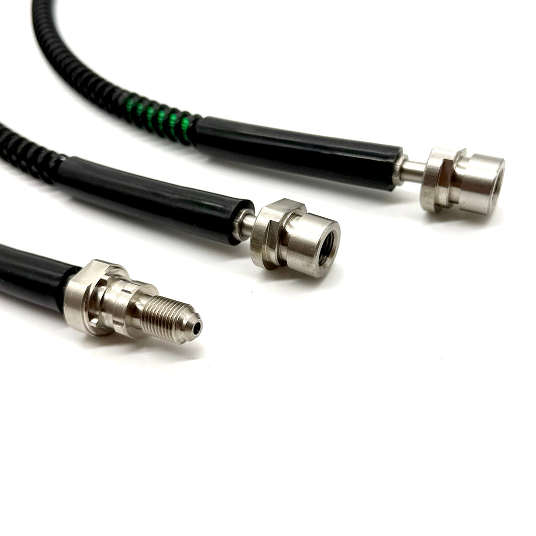 Braided Brake Lines For Land Rover Defender TDCi 2008-2016 Non ABS