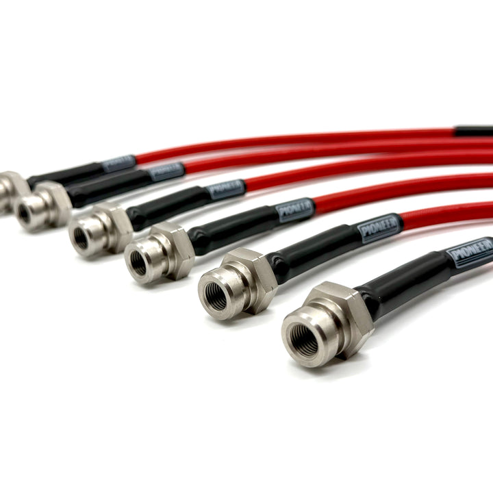 Braided Brake Lines For Nissan Patrol GR/GU Y61 1997-2000 Non-ABS