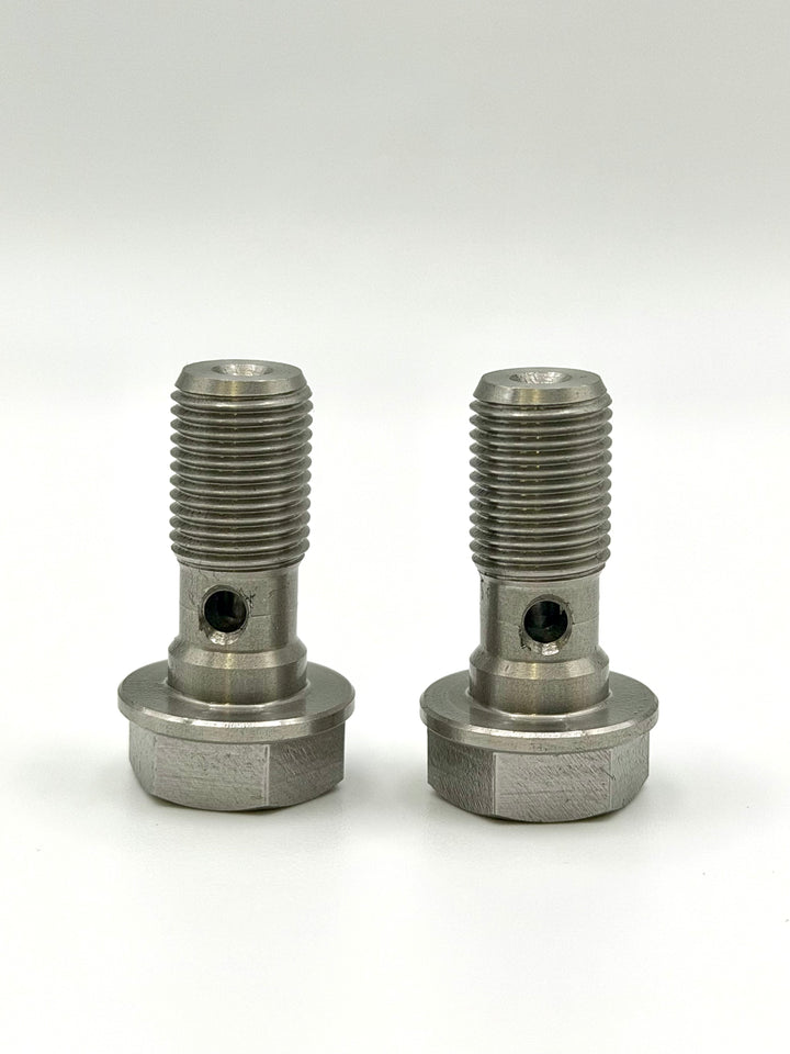 Turbo Oil Feed Banjo Bolts — TD5 (pair)