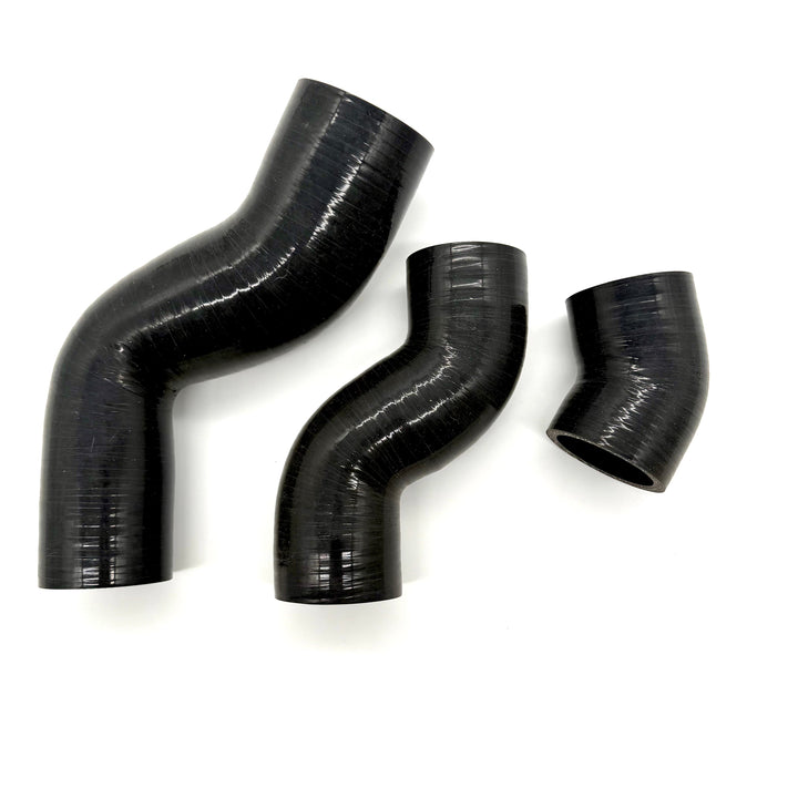 Pioneer 4x4 Discovery 2 TD5 15P silicone turbo hose kit — fluorosilicone-lined hoses with stainless Mikalor clips