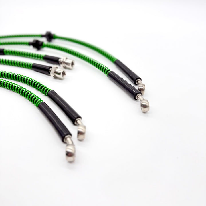 Braided Brake Lines For Land Rover Discovery 2 Td5 1998-2004