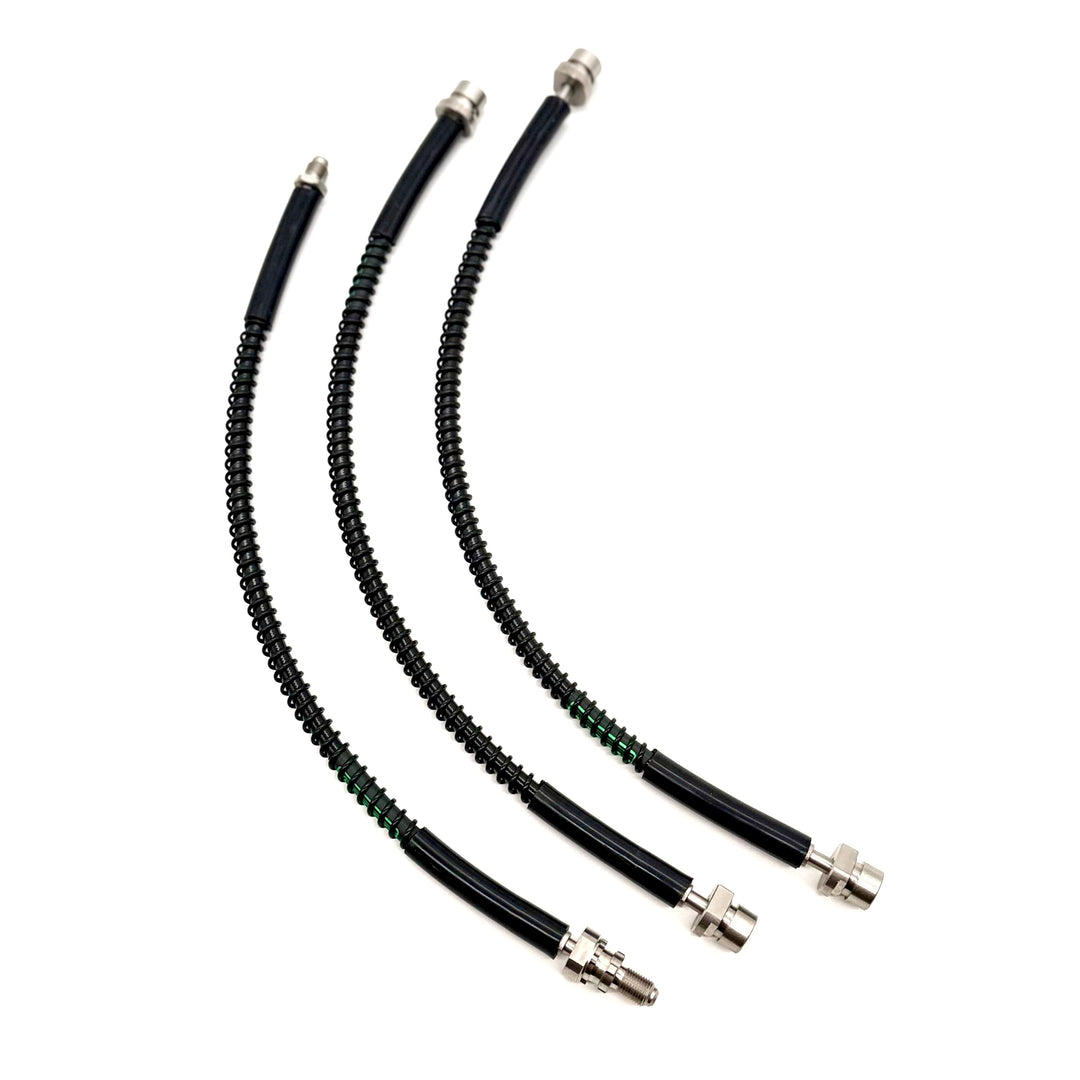 Braided Brake Lines For Land Rover Defender TDCi 2008-2016 Non ABS