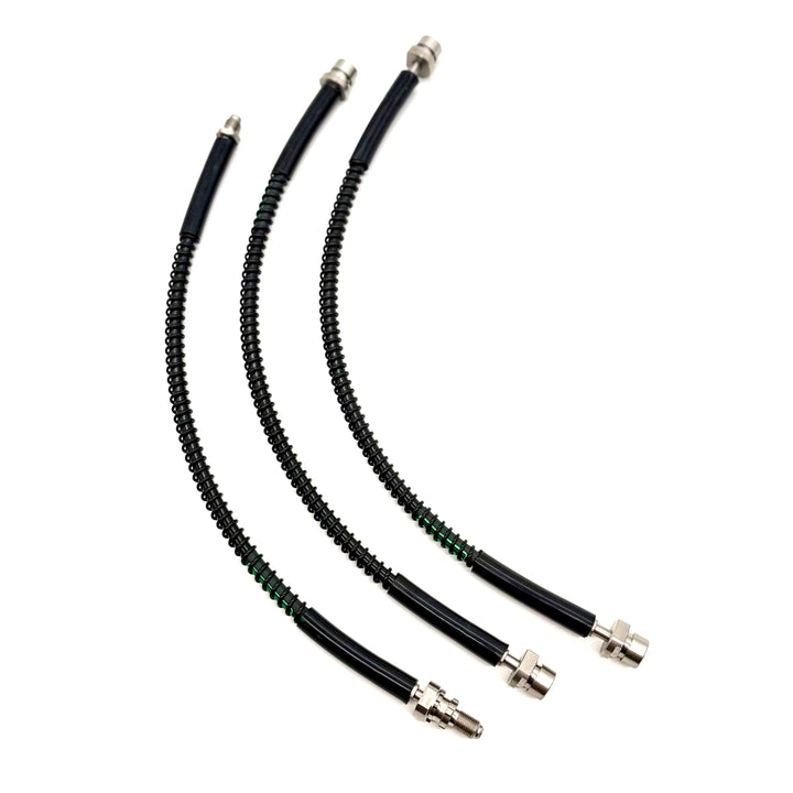 Braided Brake Lines For Land Rover Defender TDCi 2008-2016 Non ABS
