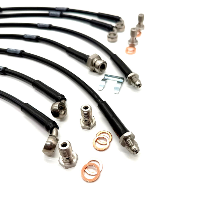 Braided Brake Lines For Toyota Land Cruiser 80 1990-1997 With  ABS