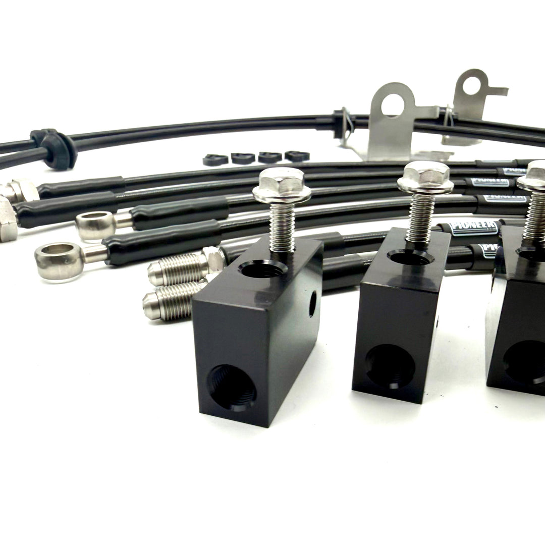 Braided Brake Lines For Land Rover Discovery 5 2018-Onwards Late Build
