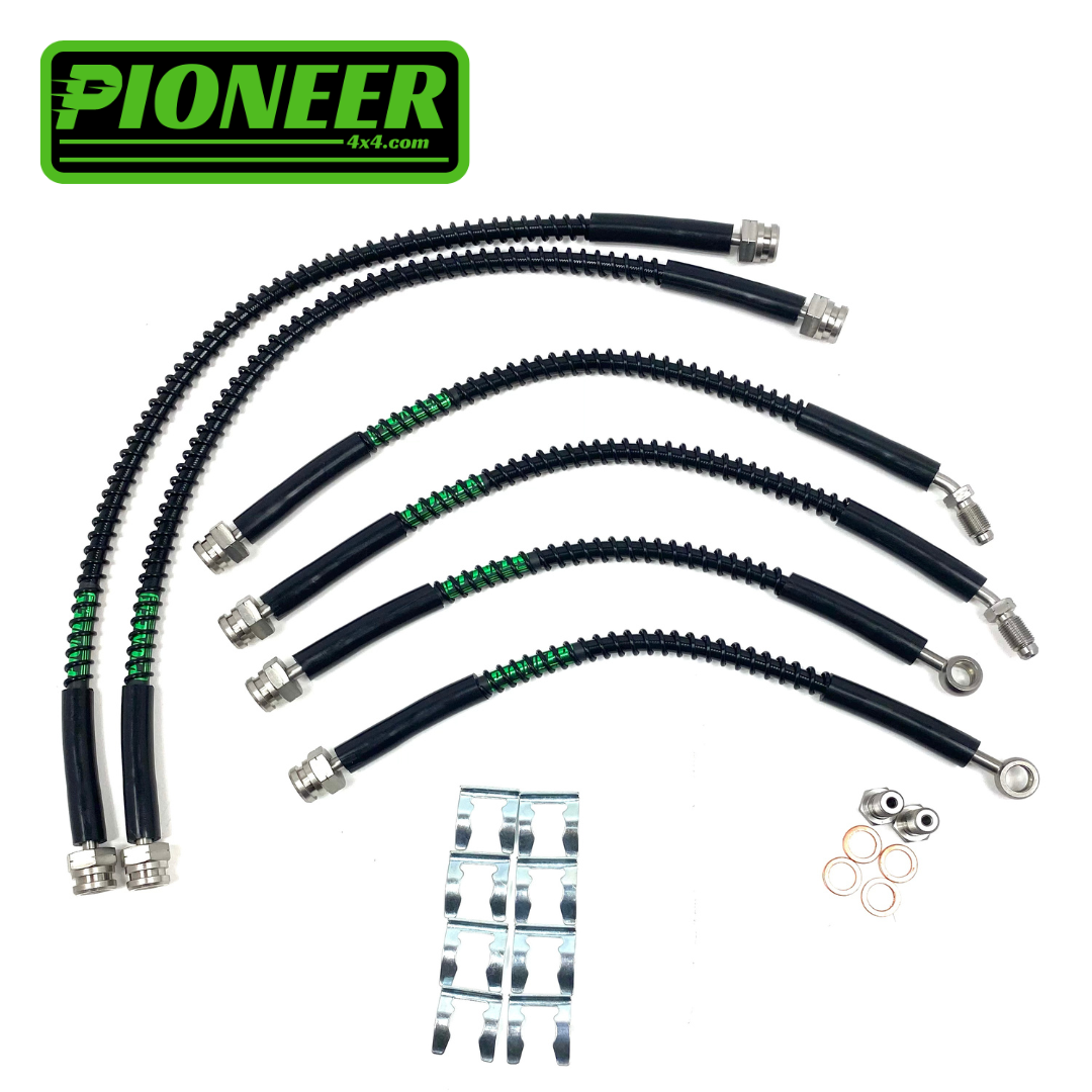 Braided Brake Lines For Ford Ranger T6 2016 Onwards Al Models