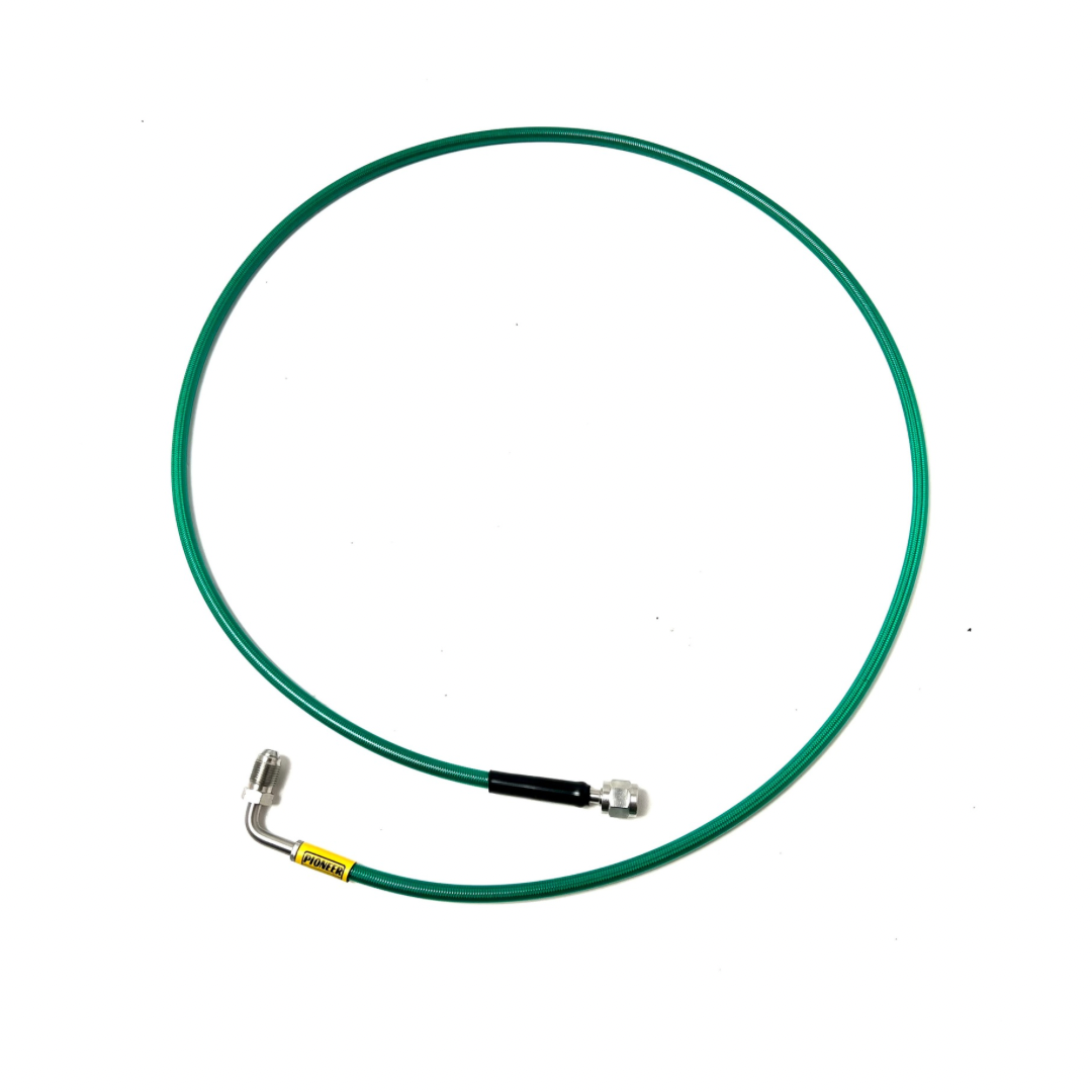 Braided Clutch line For Land Rover Defender Td5 1998-2007 LHD Clutch Master To Bulkhead STG500190