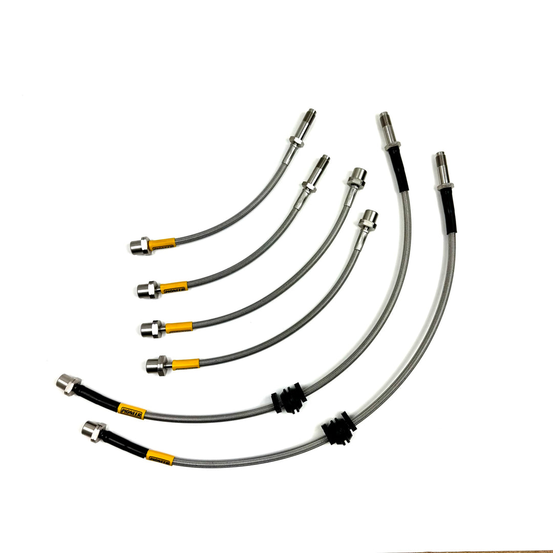 Braided Brake Lines For Volkswagen Transporter T6 All Models 2016-