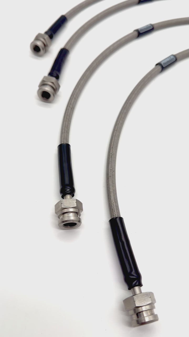 Braided Brake Lines For Ford Ranger T6 2016 Onwards All Models