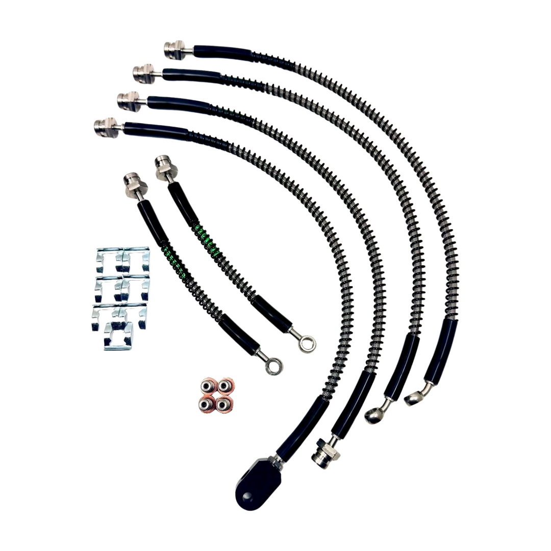 Braided Brake Lines For Mercedes X - Class 470 2.2 / 3.0 2017 -